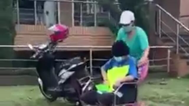 Fingen discapacidad para pedir limosna