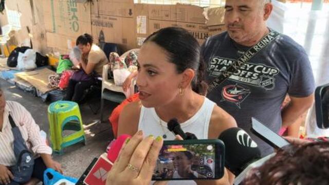 La candidata Belem Palmeros denunció el ataque contra Estela Sánchez en compañía del esposo de la víctima