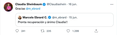 Retuit Claudia Sheinbaum