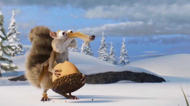 El video de Scrat alcanzando su bellota representa la despedida de Blue Sky Studios