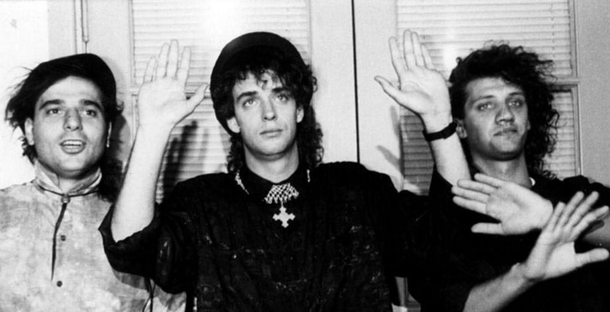 Concierto de Soda Stereo con Gustavo Cerati, Charly Alberti y Zeta Bosio