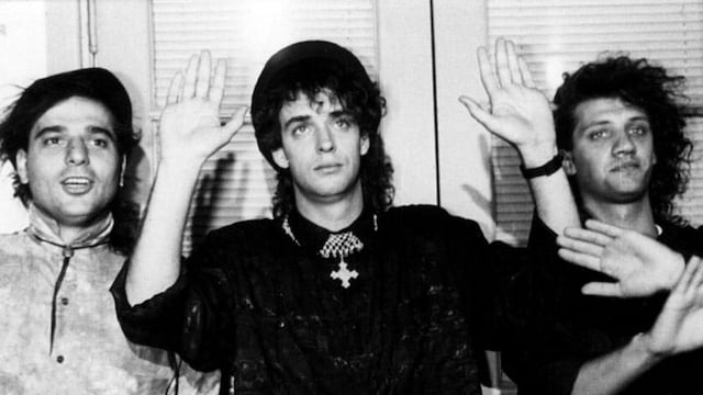 Concierto de Soda Stereo con Gustavo Cerati, Charly Alberti y Zeta Bosio