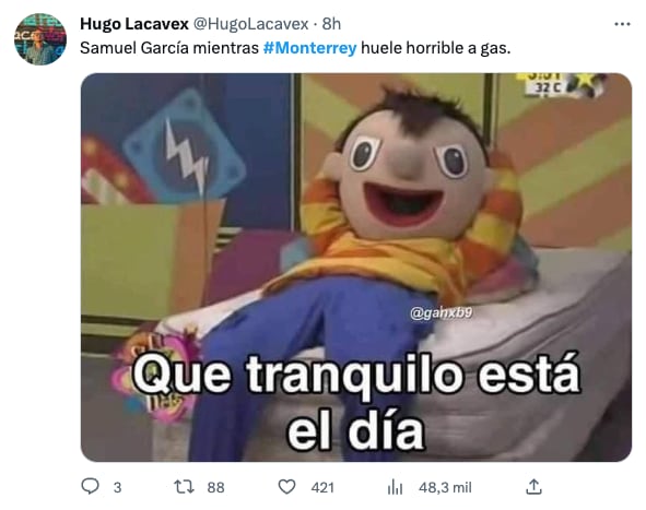 Memes por el mal olor en Monterrey, Nuevo León