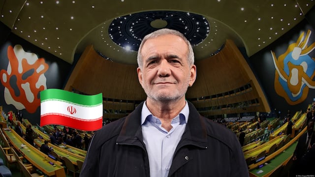 Pezeshkian llega a Nueva York para hablar ante la Asamblea General de la ONU