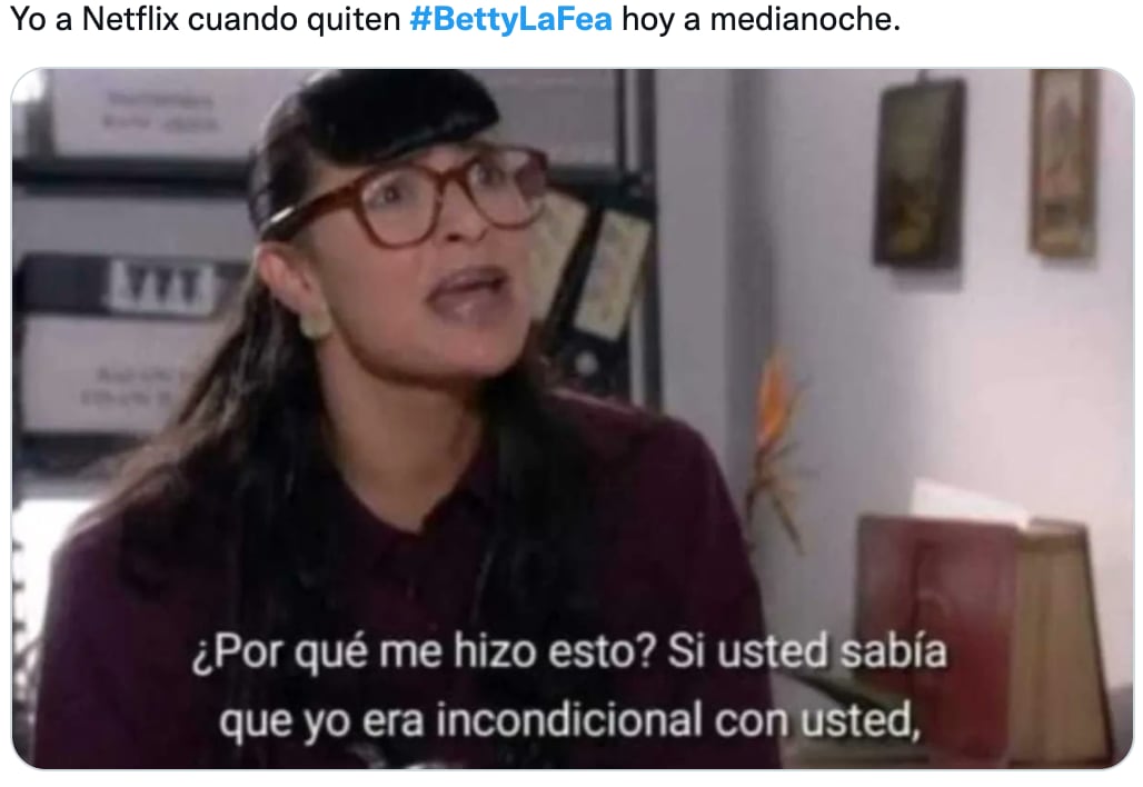 Memes sobre la salida de 'Betty, la fea' de Netflix