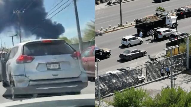 Choque reportero Nuevo Laredo