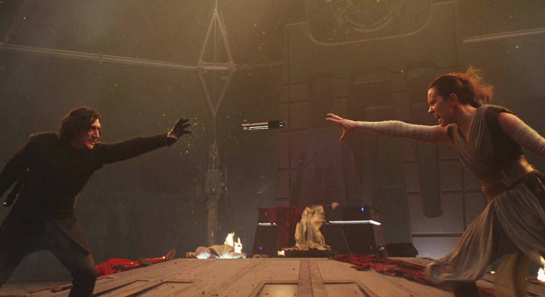Rey y Kylo Ren
