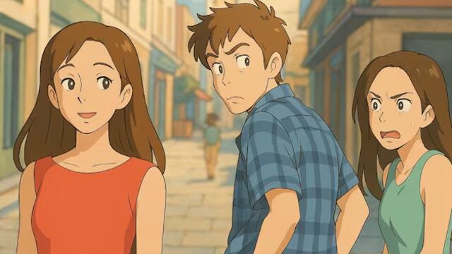 Memes editados al estilo de Estudio Ghibli