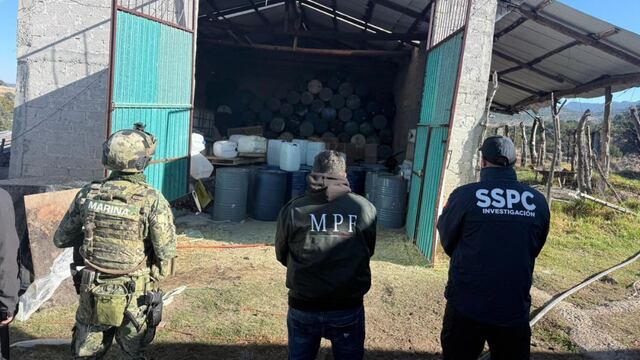 Omar García Harfuch operativo a laboratorios de metanfetamina en Tlaxcala y Puebla