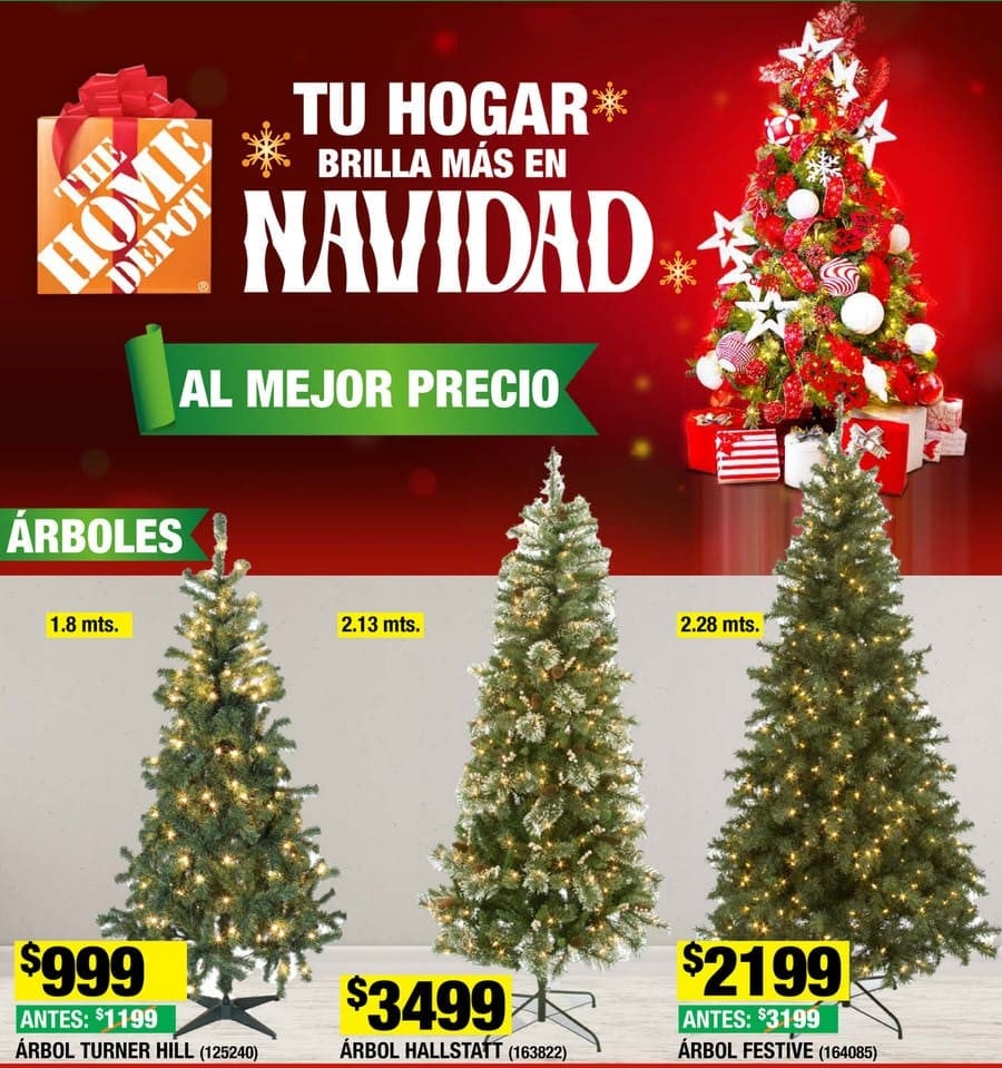 Home Depot ofertas de Navidad