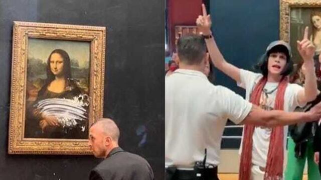 Lanza pastel a la Mona Lisa
