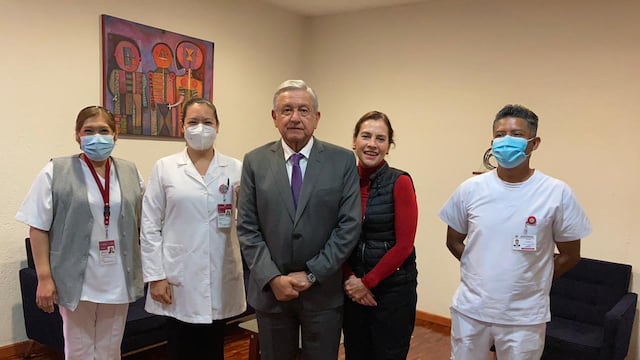 AMLO y Beatriz Gutiérrez