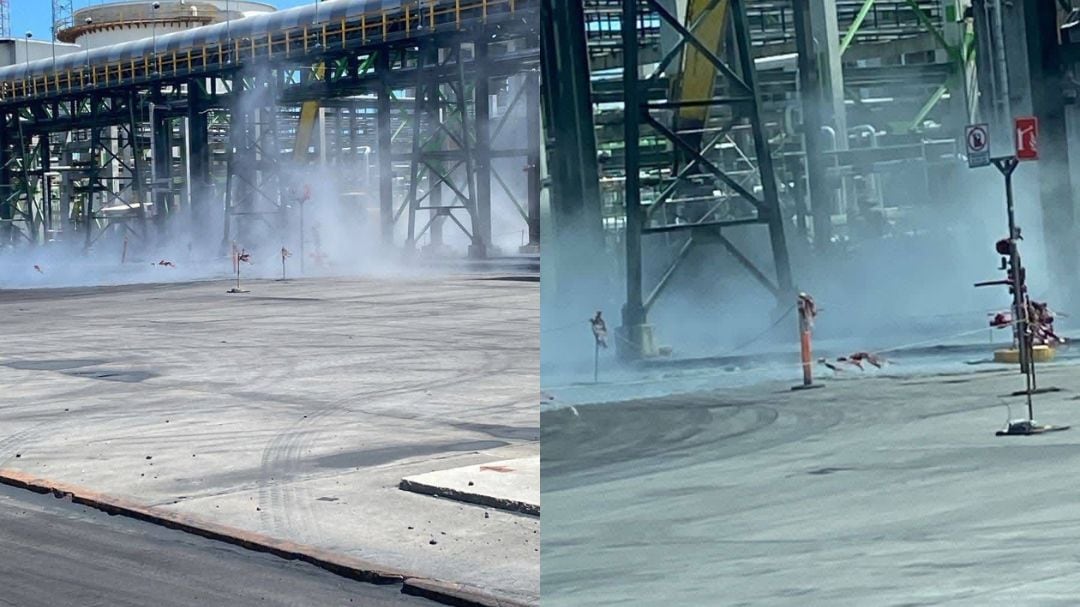 Reportan fuga de gas en Dos Bocas y genera alerta