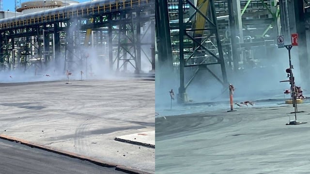 Reportan fuga de gas en Dos Bocas y genera alerta