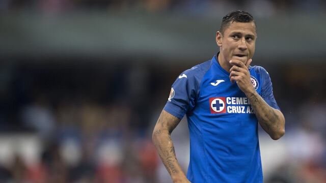 Cata Domínguez en un partido con Cruz Azul