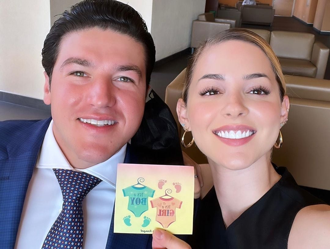 Mariana Rodríguez y Samuel García se preparan para el gender reveal de su bebé