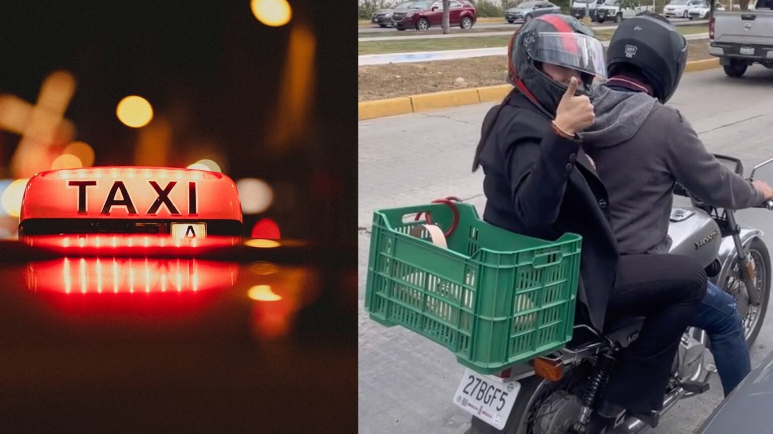VIDEO: Pide un DiDi en Monterrey y termina viajando en moto por un peso