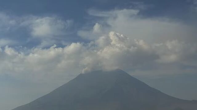 Volcán Popocatépetl el 8 de mayo