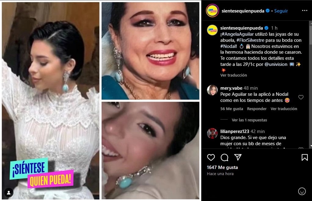 Ángela Aguilar y su abuela Flor Silvestre