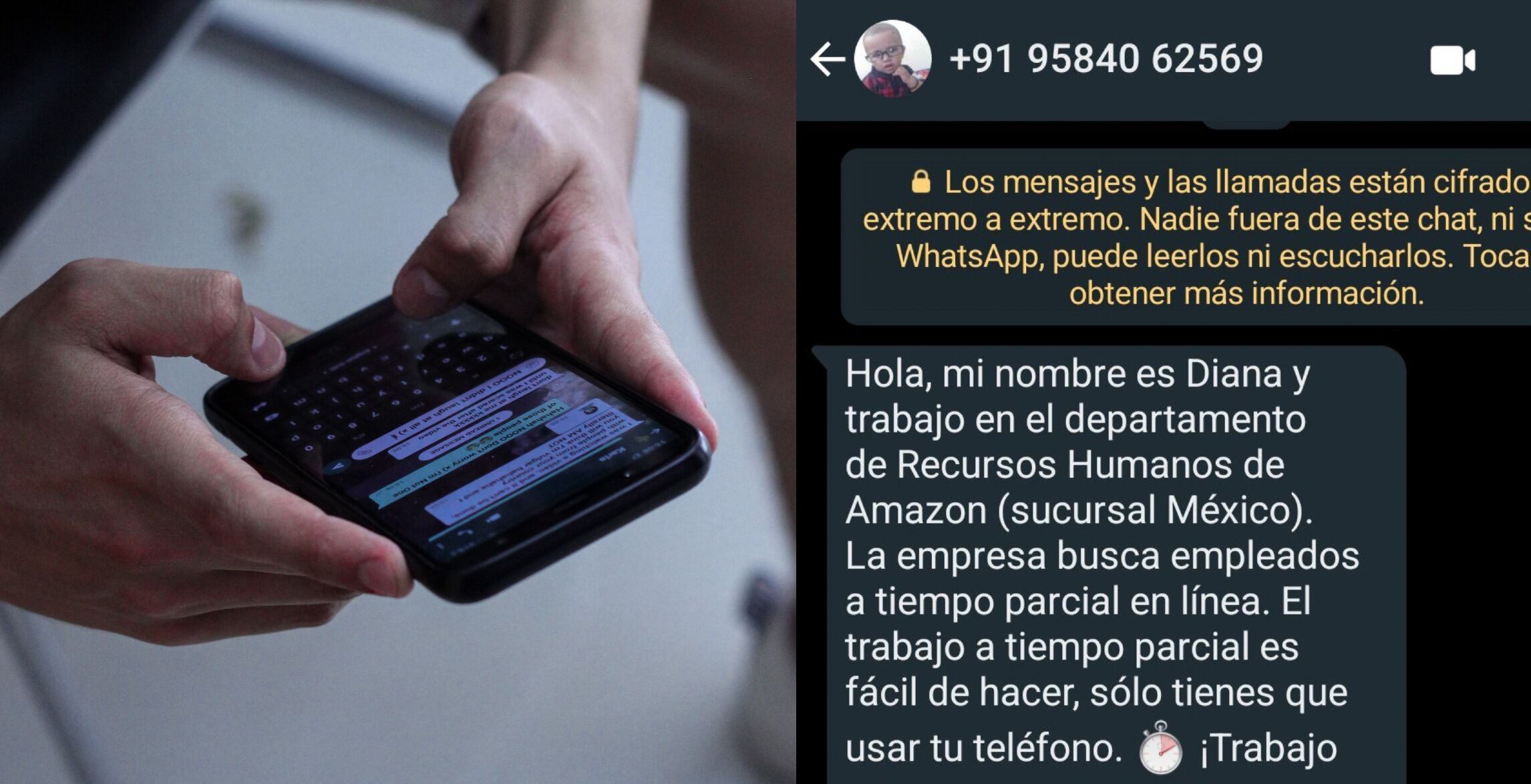 Alertan por fraude con oferta de empleo a través de WhatsApp