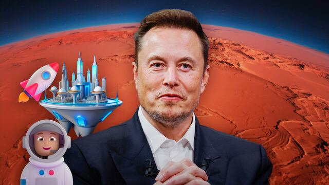 Elon Musk en Marte