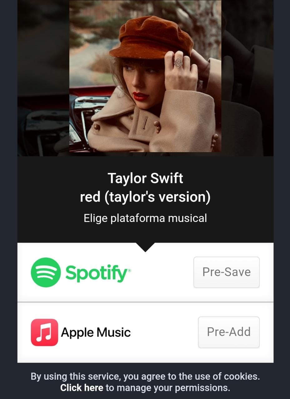 Supuesta colaboración entre Taylor Swift y Starbucks