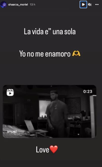 Shaarza Moriel dice no tener un romance con Anuel AA
