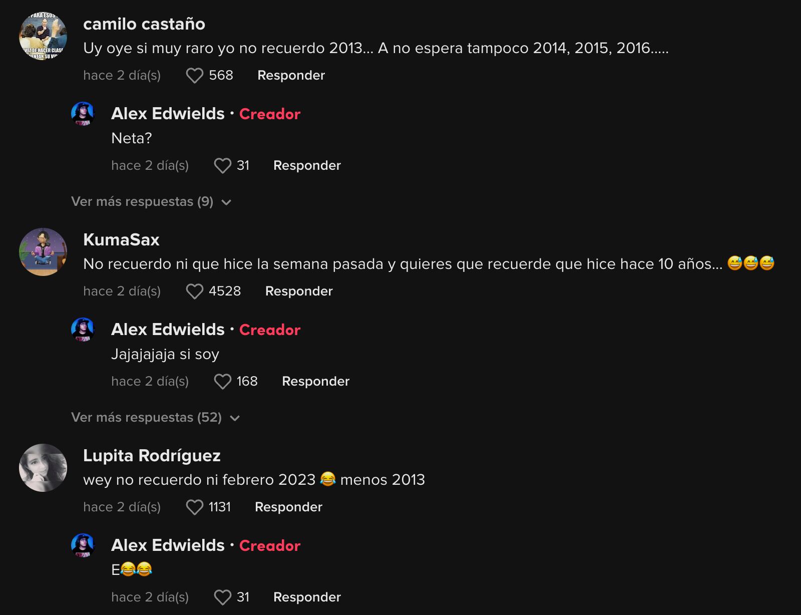 Comentarios sobre 2013