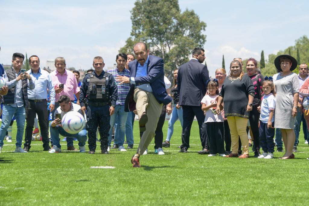 Pedro Rodríguez reinauguró la Ciudad Deportiva Ana Gabriela Guevara con inversión de 24 mdp
