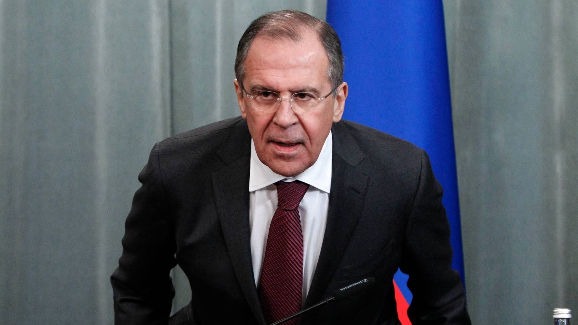 Canciller ruso Serguei Lavrov