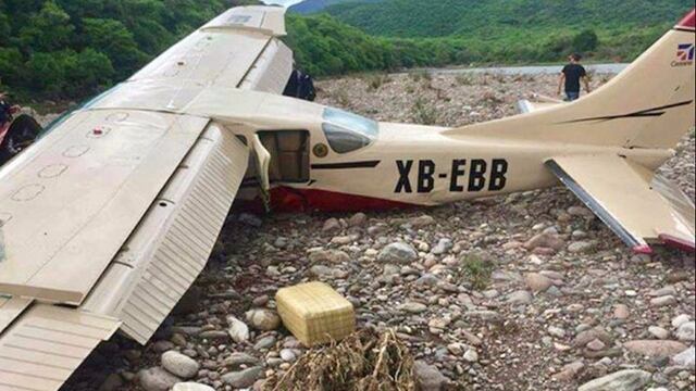 avioneta cargada de droga
