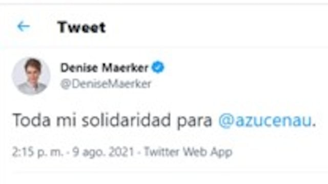 Denise Maerker se solidariza con Azucena Uresti por amenaza