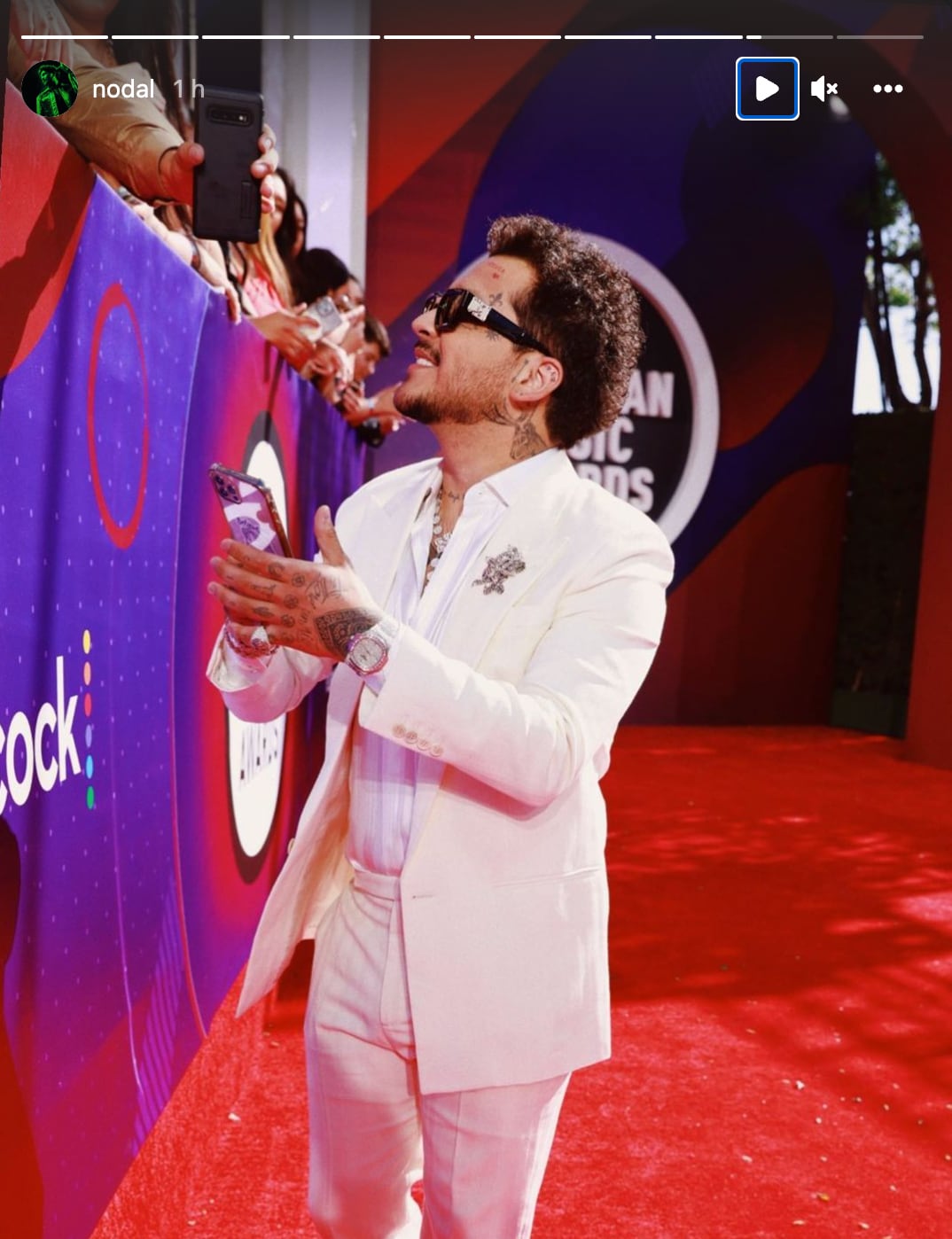 Christian Nodal en los Latin America Music Awards