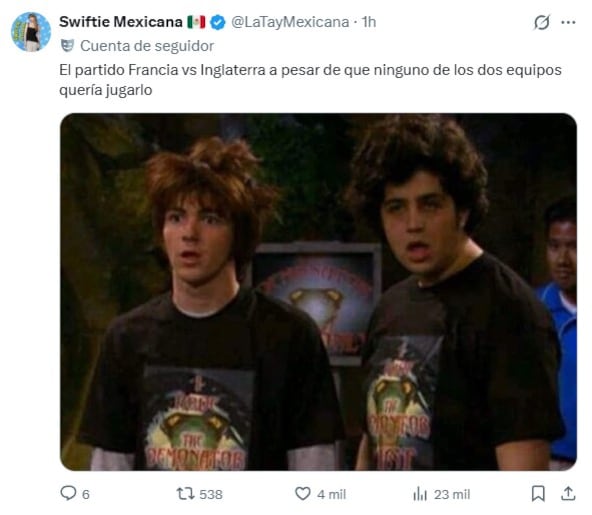 Memes del Francia vs Inglaterra