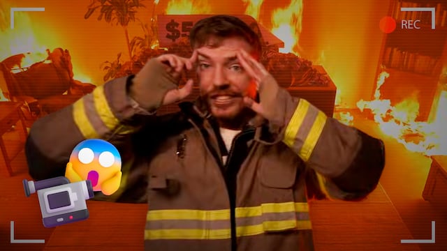 MrBeast enfrenta críticas por reto con casa en llamas
