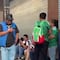 Aficionados hacen fila en el Fan Fest del Zócalo por el México vs Chequia