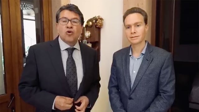 Ricardo Monreal y Manuel Velasco