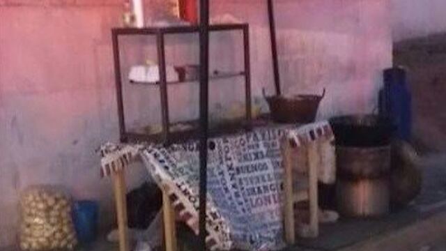 Vendedores de papas fritas ejecutados.