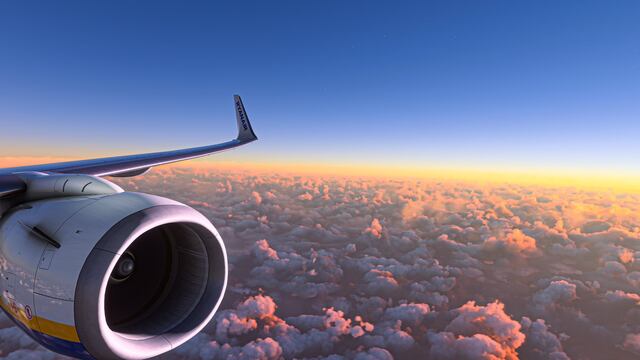 Turbina de avión de Ryanair