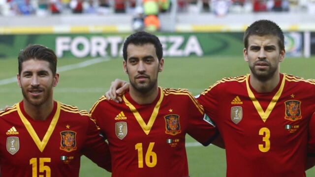 Ramos, Busquets y Pique
