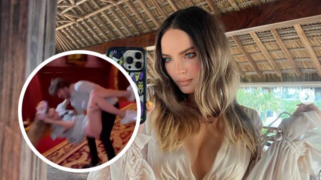 Belinda casi se cae por culpa de su hermano