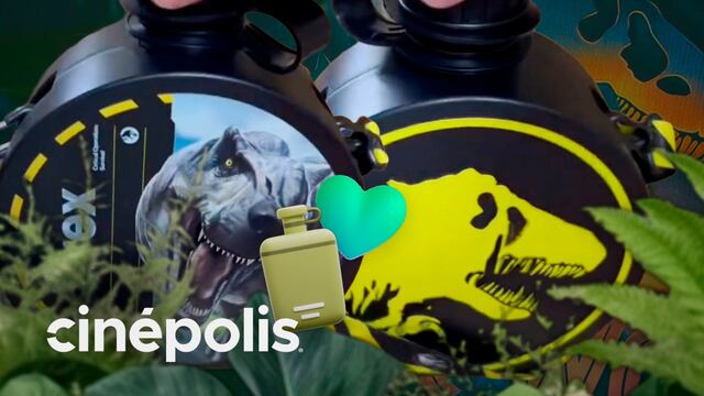 La cantimplora de Jurassic World Rebirth de Cinépolis