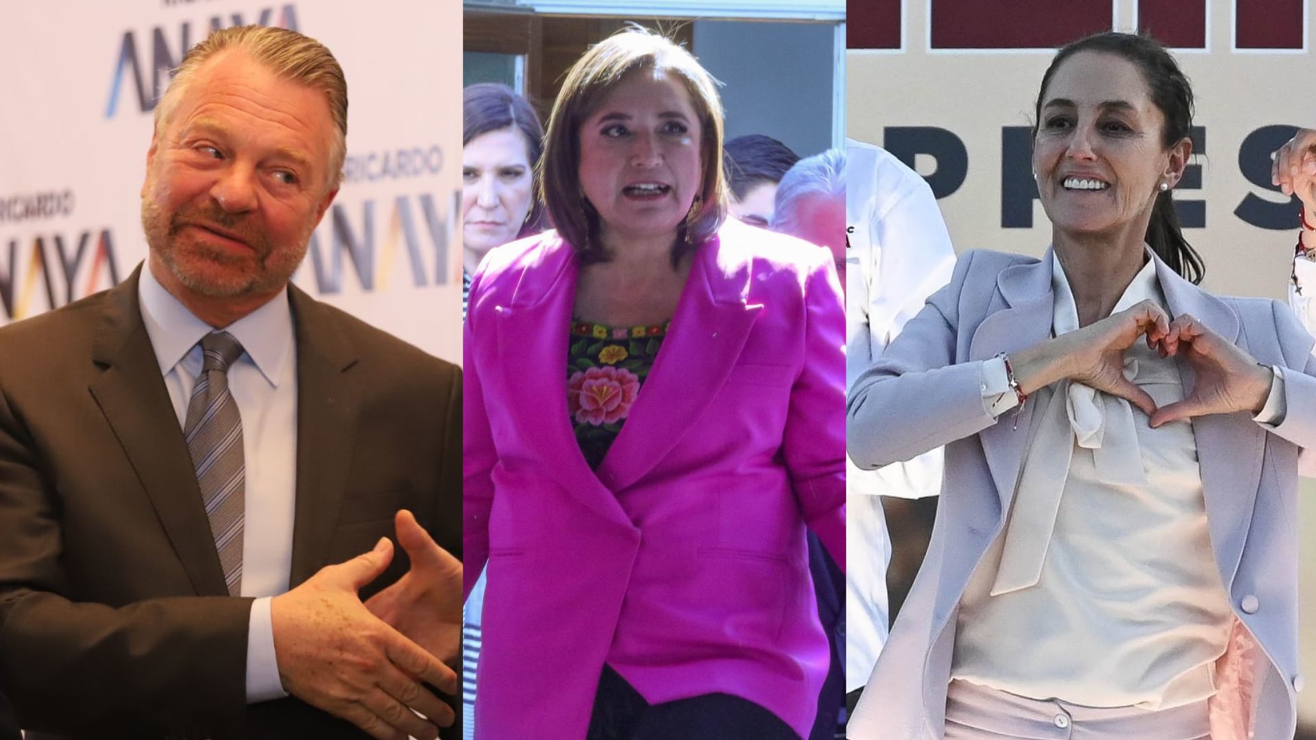 Jorge Castañeda, Xóchitl Gálvez, Claudia Sheinbaum