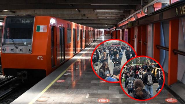 Caos en la Línea 9 del Metro CDMX