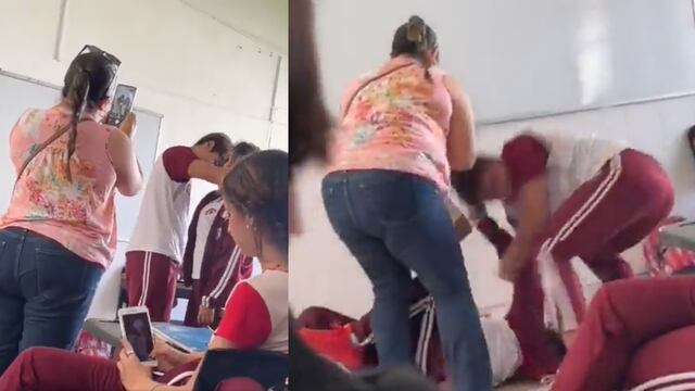 ¿Qué pasó en el Cetis 100 de Nayarit? Alumna golpea a su compañero y el joven la azota (VIDEO)