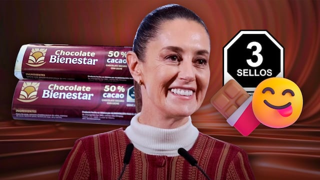 Claudia Sheinbaum defiende Chocolate del Bienestar con 3 sellos