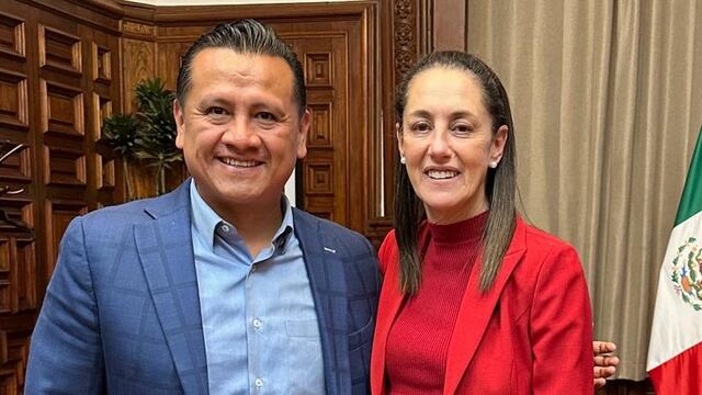 Carlos Torres y Claudia Sheinbaum