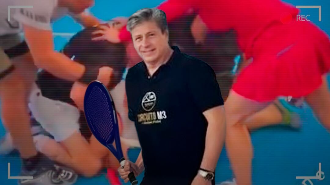 Germán Mondragón pidió ayuda de sus escoltas para dar golpiza a un hombre en un club de pádel
