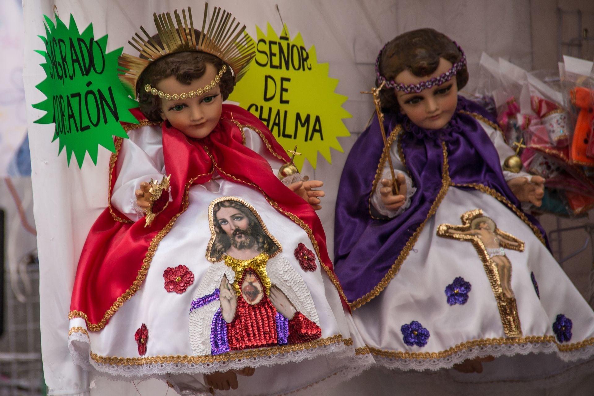 Niño Dios vestido para Candelaria.