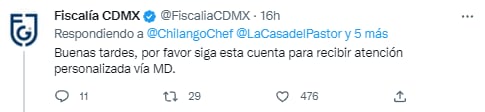 FGJCDMX responde a golpiza de La Casa de Pastor de Masaryk